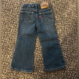 Toddler Girls LEVI’S Stretch Flare 517 Jeans Size 2T gently used